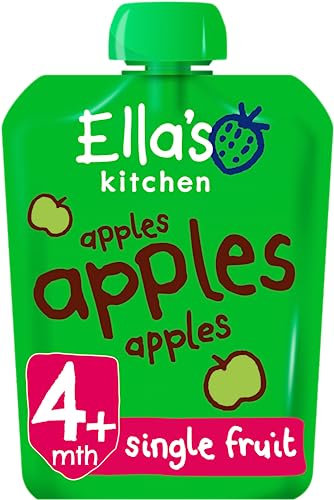 Ella's Kitchen Stage 1 From 4 Months First Taste - Apples 70 g (Pack of 7)