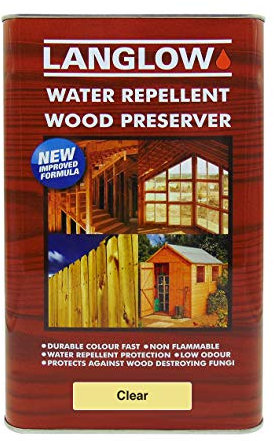 Palace Langlow Wood Preserver 5L, Clear