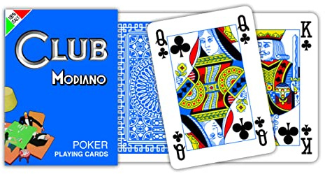 Modiano Club Poker Spielkarten Blau