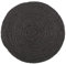 IB Laursen - Tischset - rund - schwarz - Jute - Ø 35 cm