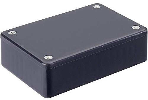 HAMMOND ELECTRONICS Euro Case 1591MBK ABS Black 85 x 56 x 25 Pack of 1