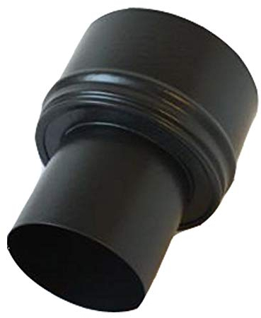 Ofenrohr Rauchrohr Pellet-Erweiterung schwarz 80-100 ø