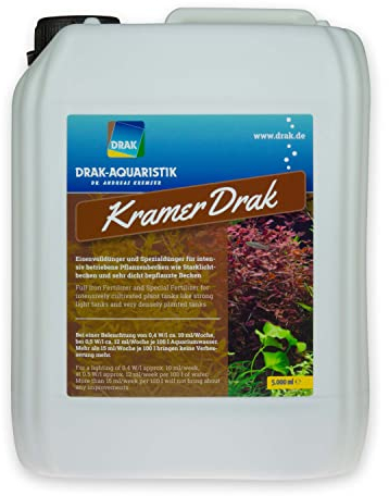 DRAK-Aquaristik KramerDrak Spezial-Eisenvolldünger für Starklichtbecken Fertiglösung 5,0 Liter