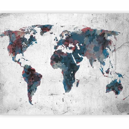 Papier peint murando intissé 350x270 cm Décoration Murale XXL Poster Tableaux Muraux Tapisserie Photo Trompe l'oeil carte du monde - 10040910-48