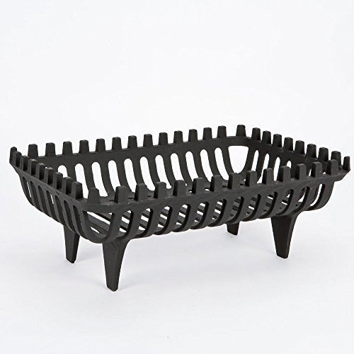 Cromwell Black Cast Iron Basket Free standing Grate 46cm (18) for Wood / Logs Fire