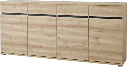 Germania 3479-228 Sideboard GW-Lissabon in Edelbuche-Nachbildung, 192 x 88 x 40 cm (BxHxT)