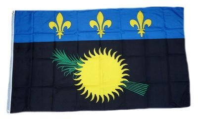 Fahne/Flagge Guadeloupe NEU 60 x 90 cm Fahnen Flaggen