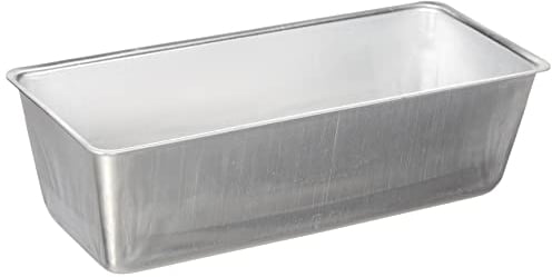 Pentole Agnelli Moule à Cake en Aluminium, Argenté 22 cm Argent