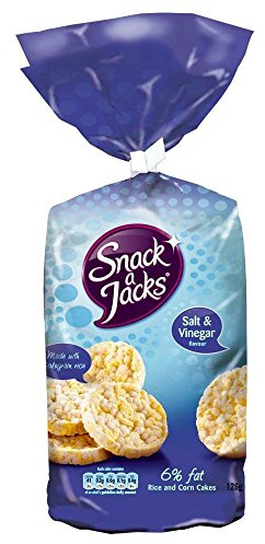 Snack-a-Jacks Jumbo Salt & Vinegar (126g) - Pack of 2