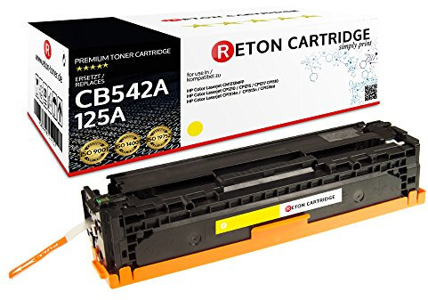 Reton Toner kompatibel Gelb für (CB542A), für HP 125A, Color Laserjet, CP1515, CP1515N, CP1515NI, CP1518, CP1518NI, CP1312, CP1312MFP, CP1512, CP1512MFP