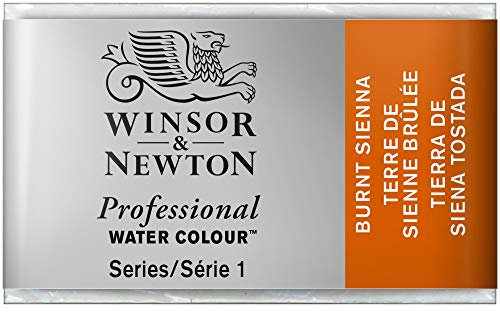 Winsor & Newton Aquarelle Professionnel - Peinture Aquarelle, Haute Luminosité, Résistante à la Lumière, Qualité Archive, Godet, Couleur Terre de Sienne Brûlée