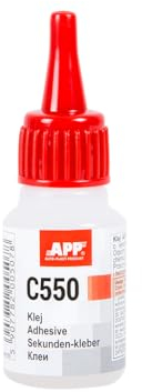 AUTO-PLAST PRODUKT C550 Colle cyanoacrylate forte | Colle liquide Super Glue | Idéale pour assembler le caoutchouc et les matières plastiques | Haute viscosité | 20 g