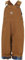 Carhartt Little Boys' Washed Canvas Flannel Lined Bib Overall, Carhartt Brown, 2T