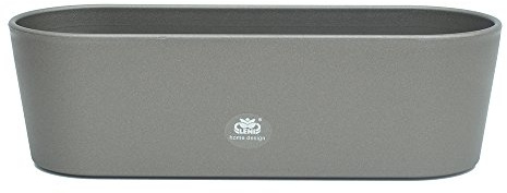 Kunststoff Flori Blumenkasten dunkelsilber L 51.0 cm B 18.5 cm H 15.0 cm