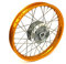 Speichenrad (Felge 1,50x16 in gold, Speichen in Edelstahl und Nabe) 16 (alle Moped-Typen)