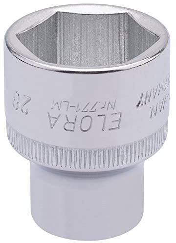 Draper 15315 Elora Hexagon Socket, 26mm Ø, 1/2 Square Drive