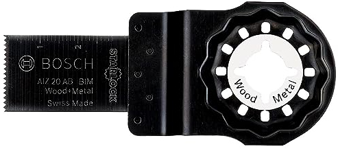Bosch Professional 5x Tauchsägeblatt AIZ 20 AB Wood and Metal (für Holz und Metall, 20 x 30 mm, Zubehör Multifunktionswerkzeug)