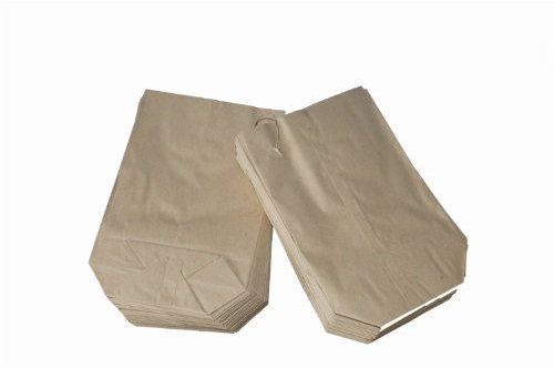 1000 Kreuzbodenbeutel 14,5 x 21 cm braun Natron für 0,5 kg Bodenbeutel Tüten Papierbodenbeutel gefädelt