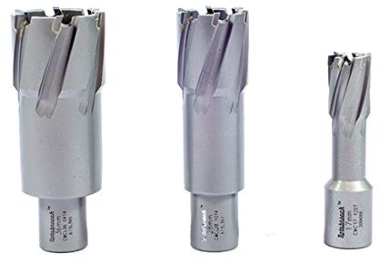Rotabroach TCT Annular Cutter Mag Drill Bit - Tungsten Carbide Tip, Perfect for Various Tough Steels (up to 1400 N/mm².), Aluminum and Cast Iron | 100mm DOC, 18MM Diameter