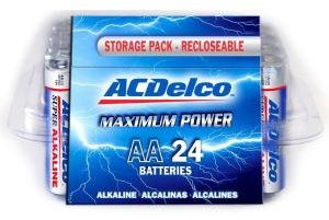 ACDelco AA Super Alkaline Batteries, 24-Count