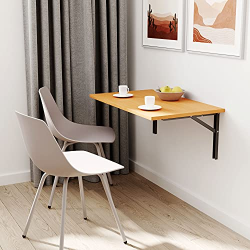 mikon 70x40 | Wandklapptisch Klapptisch Wandtisch Küchentisch Schreibtisch Kindertisch | BAYERISCHE BUCHE
