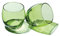 Pasabahce Set di 3 bicchieri per acqua e succo, colore verde lime, 340 ml
