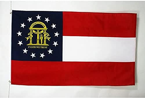 AZ FLAG - Flagge Georgia - 150x90 cm - Georgische Bundesstaat Fahne 90 x 150 Cm Feiner Polyester - Flaggen