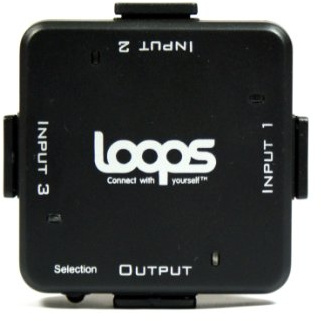 Loops 3 Port/Way HDMI Cable Switch Box - Manual TV Source Selector Hub Full HD Combiner