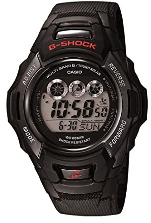 Casio Watch Men's Gwm530A-1 Tough Solar Atomic Black Sport