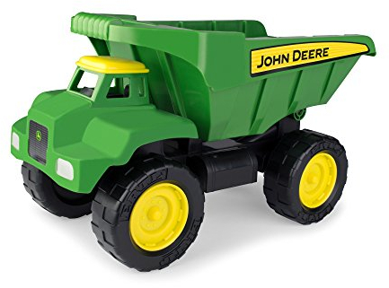 Kipplaster John Deere Big Scoop in Grün, Hochwertiges Kinderspielzeug aus Robustem Kunststoff für den Sandkasten, Sandkastenspielzeug, Kinderspielzeug, Geschenke für Kleinkinder ab 3 Jahren