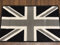 Non Slip Union Jack Door Mat 50x80cm Black/Grey/White