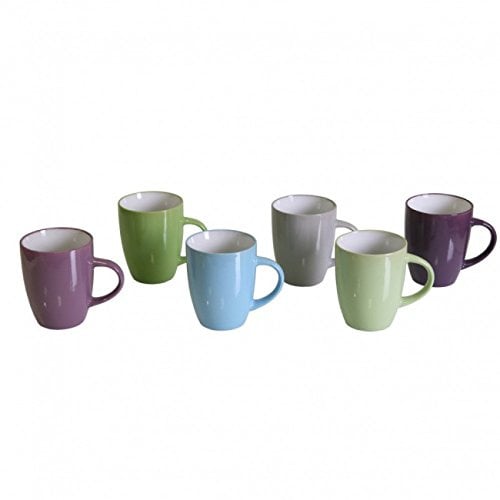 TESTRUT - Kaffeebecher Keramik, 1 Stück, 6 Farben erhältlich Farbauswahl leider nicht möglich