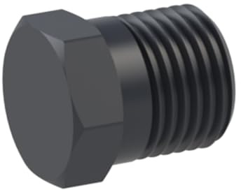 RIEGLER 110984-33.900 Blindstopfen, R 1/8 a., SW 10, PA 6, 1Stk