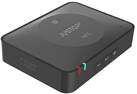 JUSTOP Bluetooth Stereo Audio Receiver, Universal Music Adapter For Speakers/Car stereo/Music Sound System (BNR010)