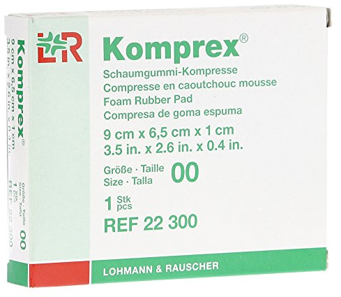 Komprex Schaumgummi Kompr.Gr.00 Oval