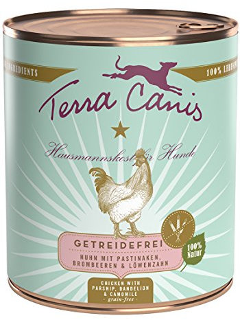 Huhn mit Pastinaken, Löwenzahn und Kamille, 6er Pack (6 x 800 g)