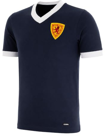 COPA Scotland 1960's Retro Football Shirt Blue