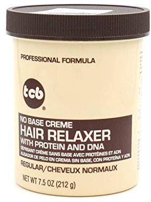 Tcb No Base Hair Relaxer Creme Regular, 7.5 Ounce