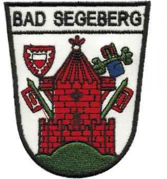 AUFNÄHER Patches Applikation - Wappen Bad Segeberg - 00434 Gr. ca. 7,5 x 9,5 cm