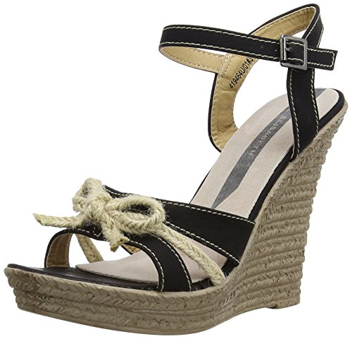 Betsy 419464U, Damen Fashion-Sandalen , Schwarz - schwarz - Größe: EU 40 (UK 7)