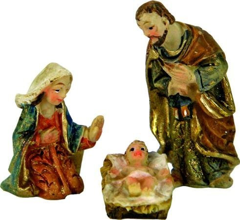 Maria, Josef, Kind 3,5cm