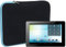 Slabo Tablet Tasche Schutzhülle für Odys Ieos Quad Hülle Etui Case Phablet aus Neopren – TÜRKIS/SCHWARZ