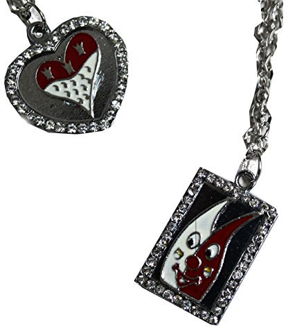 Kette mit Anhänger Kölner Karneval Dom oder Herz Schmuckstück Schmuckanhänger Schmuck Accessoire Kölle Alaaf (Dom)