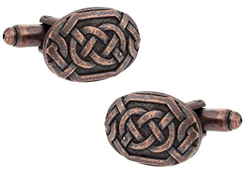 Cuff-Daddy Bronze Keltische Manschettenknöpfe in Präsentationsbox