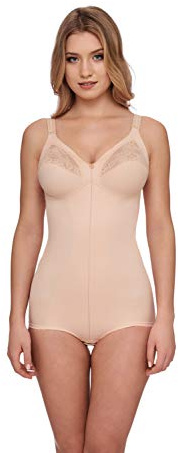 6386 Susa Hosencorselet ohne Bügel mit starker Formkraft (85B, weiß)