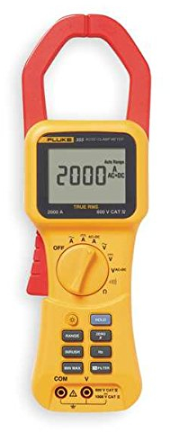 Fluke 355 Zangenmessgerät AC/DC-Stromzange CAT IV, CAT III 600V ac / 2000A ac, 1000V dc / 2000A dc, 400kΩ