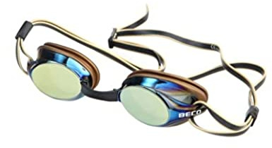 Beco Wettkampf Schwimmbrille Boston Mirror verspiegelt UV-Schutz Antibeschlag