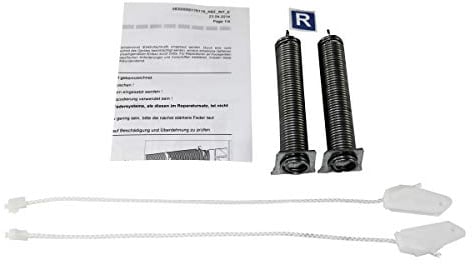 Bosch 00754866 Kit de resorte de puerta de lavavajillas Pieza original del fabricante del equipo original (OEM)