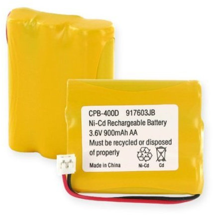 900mA, 3.6V Replacement NiCad Battery for RCA 27420 Cordless Phones - Empire Scientific #CPB-400D