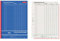 Herlitz 882415 Kassenabrechnungsbuch 502, Karton, A4, 2x50 Blatt blau (5er Spar-Pack)